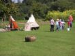 Indianer auf Hof Köppelwiese